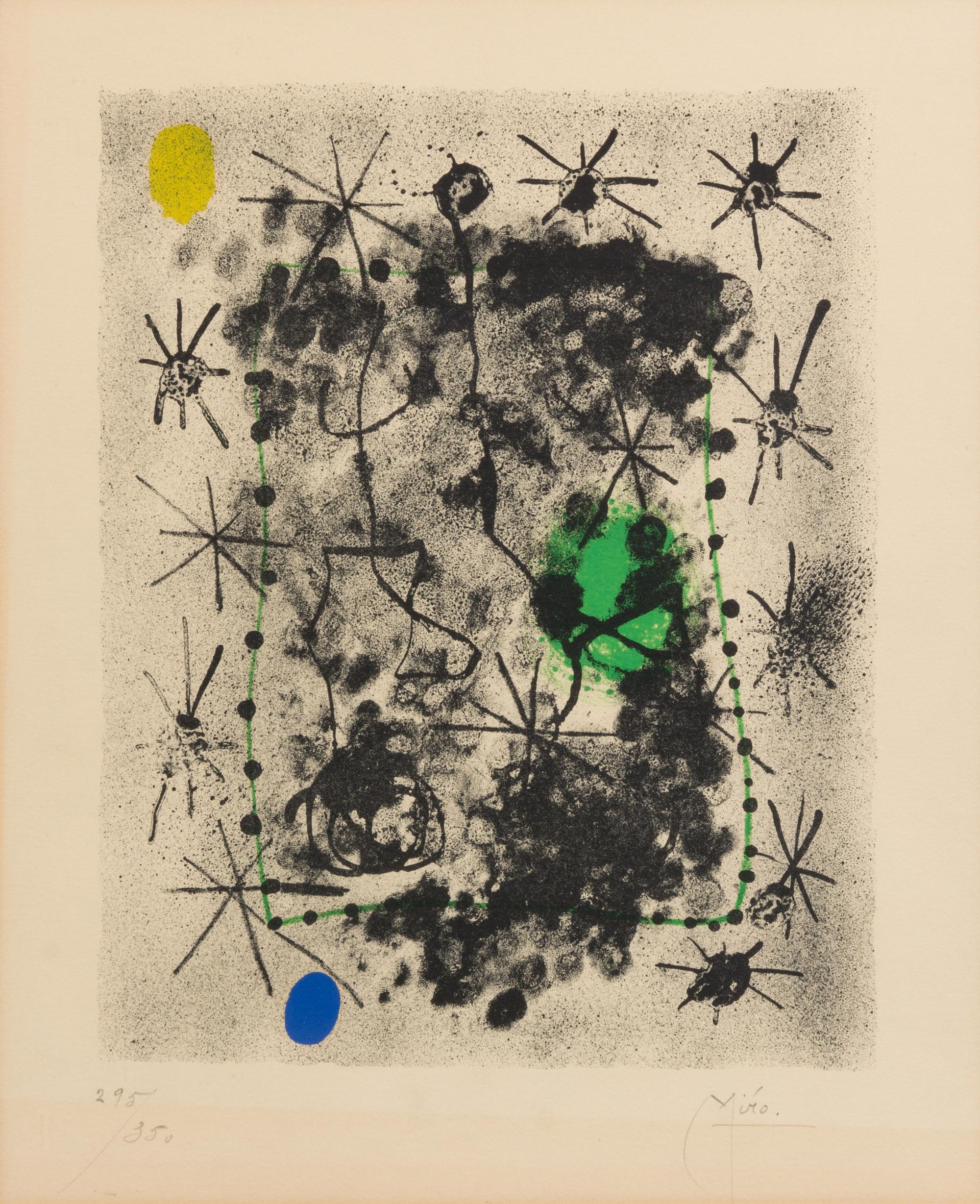 Joan Miró, (Spanish, 1893-1983), Untitled (from Constellations), 1959