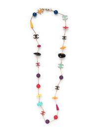Chanel Longchain Multicolor Charm Necklace, 2008