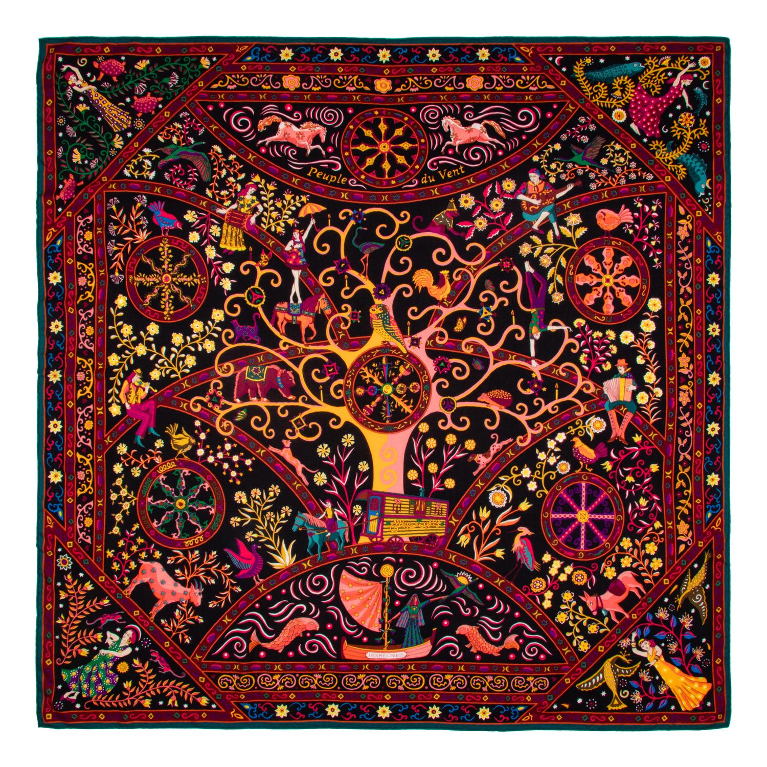 Hermès, Cashmere/Silk Shawl 140