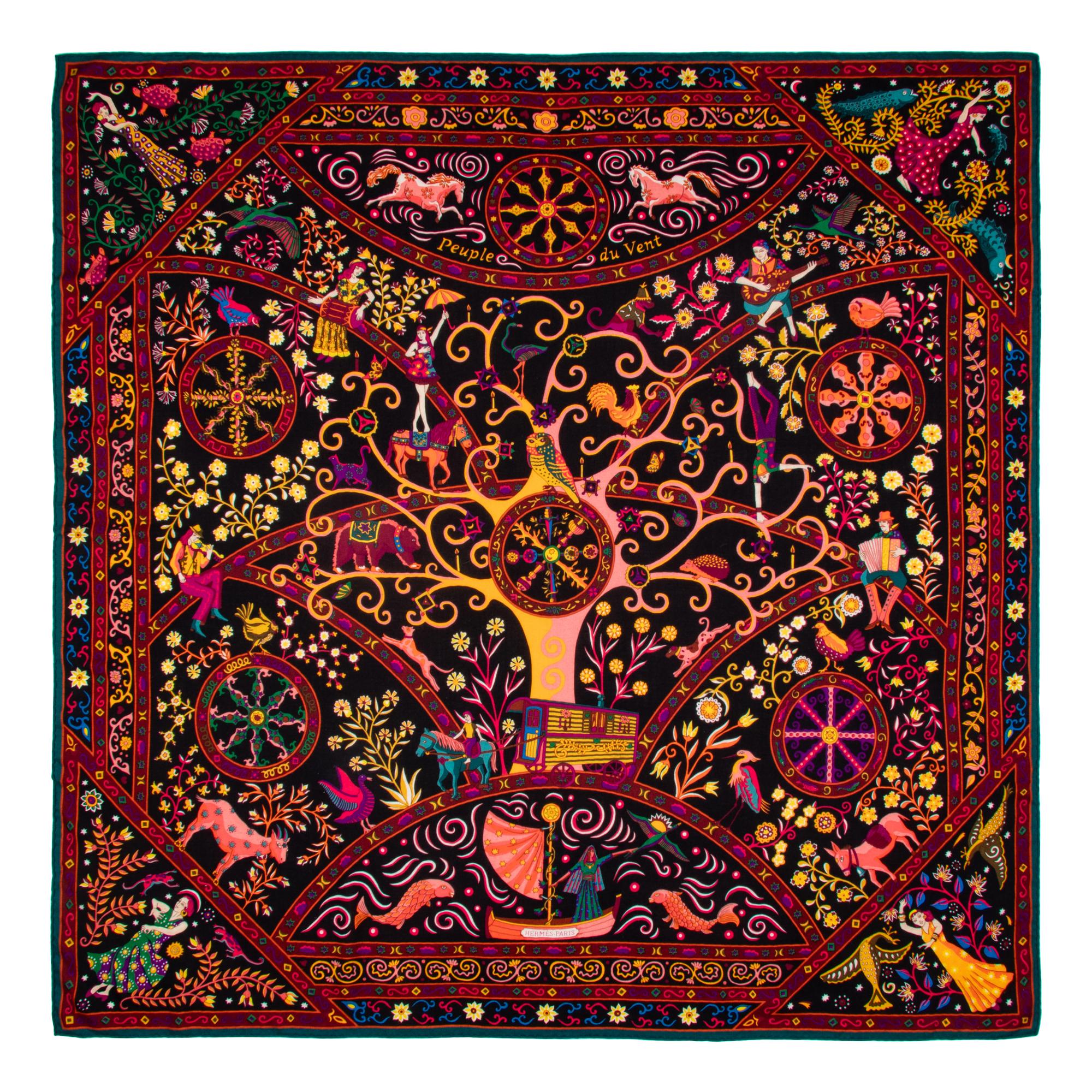 Hermès, Cashmere/Silk Shawl 140