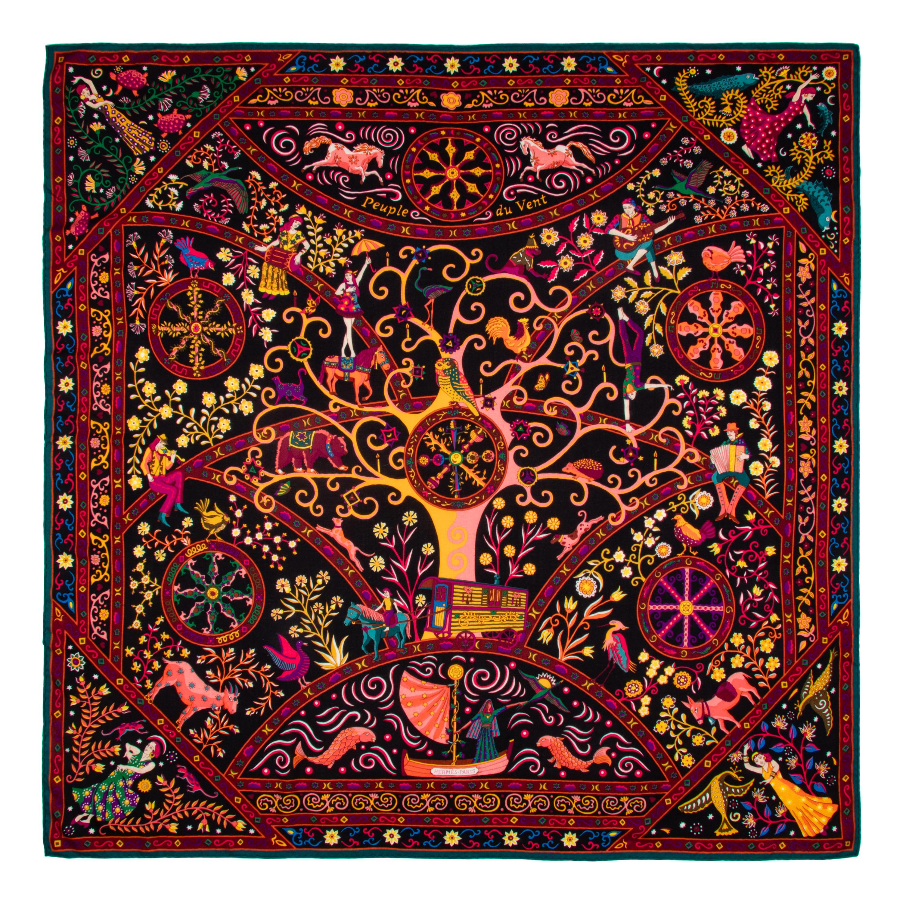 Hermès, Cashmere/Silk Shawl 140