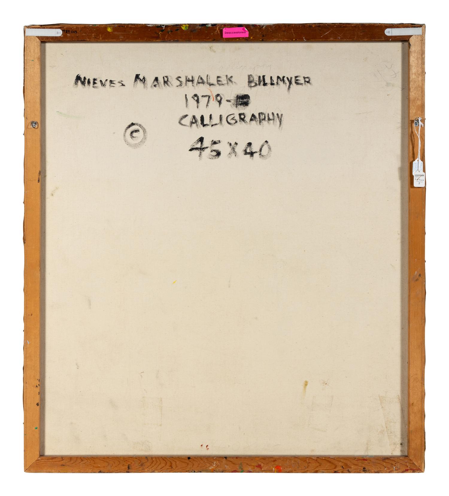 Calligraphy, 1979