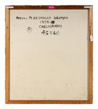 Calligraphy, 1979