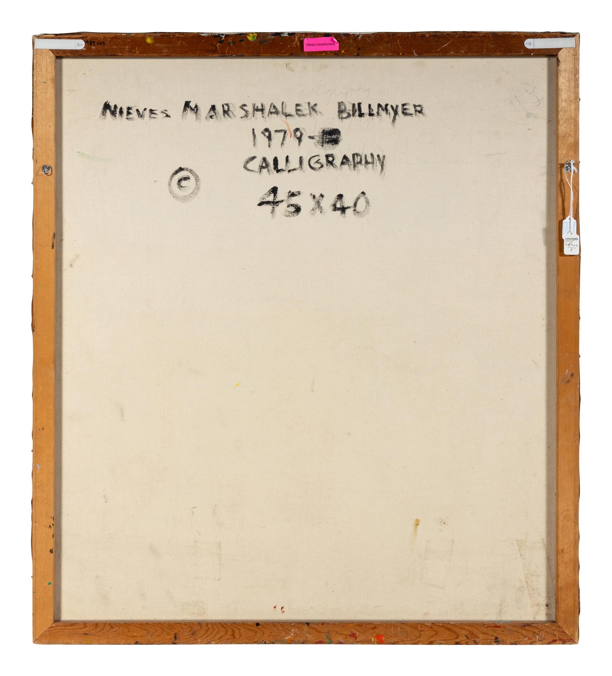 Calligraphy, 1979