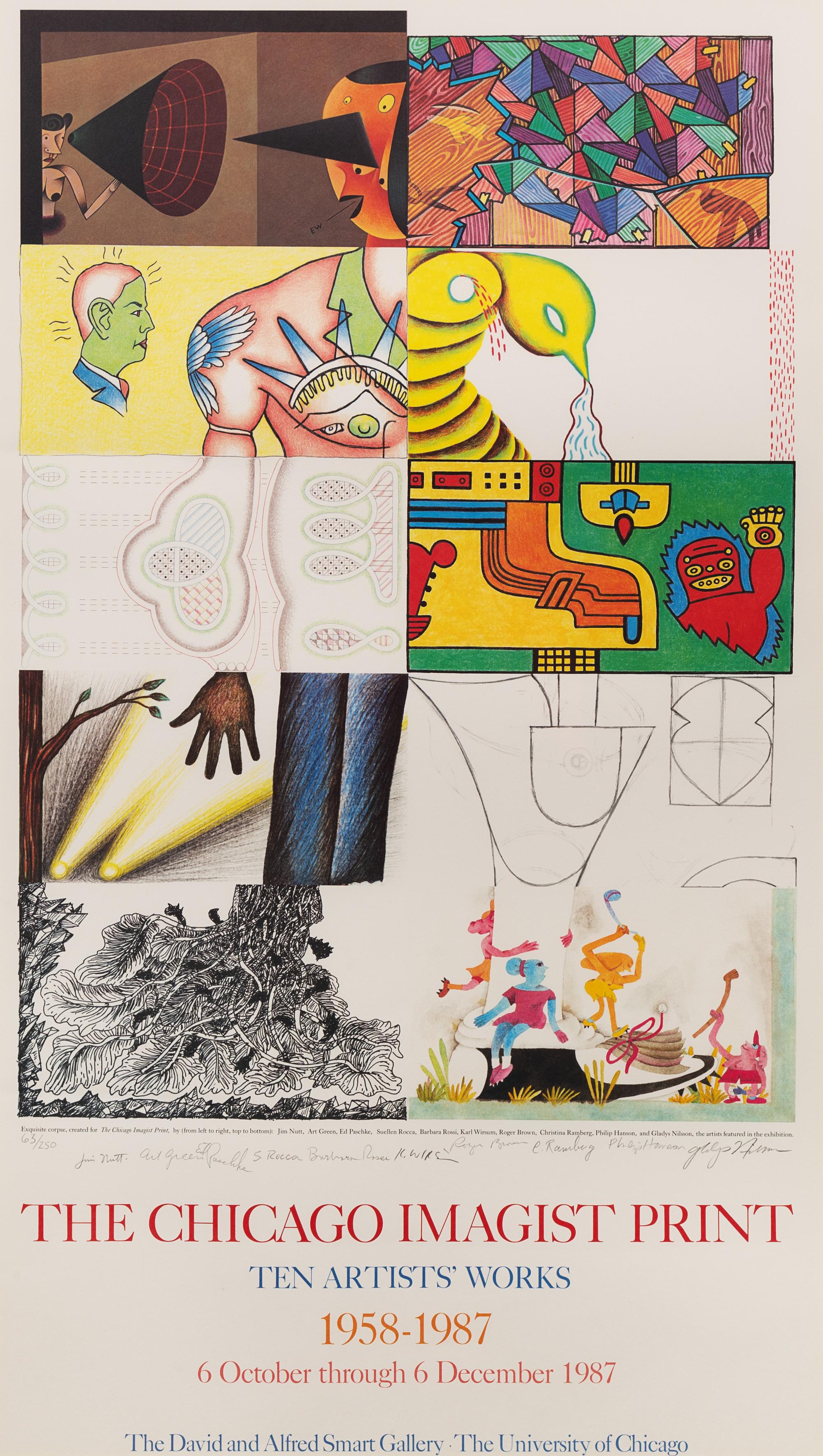 Various Artists, (American, 20th/21st century), Chicago Imagist Poster