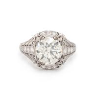 ART DECO, DIAMOND RING