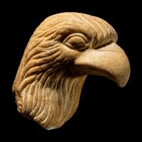 A Byzantine or Late Roman Marble Eagle Head