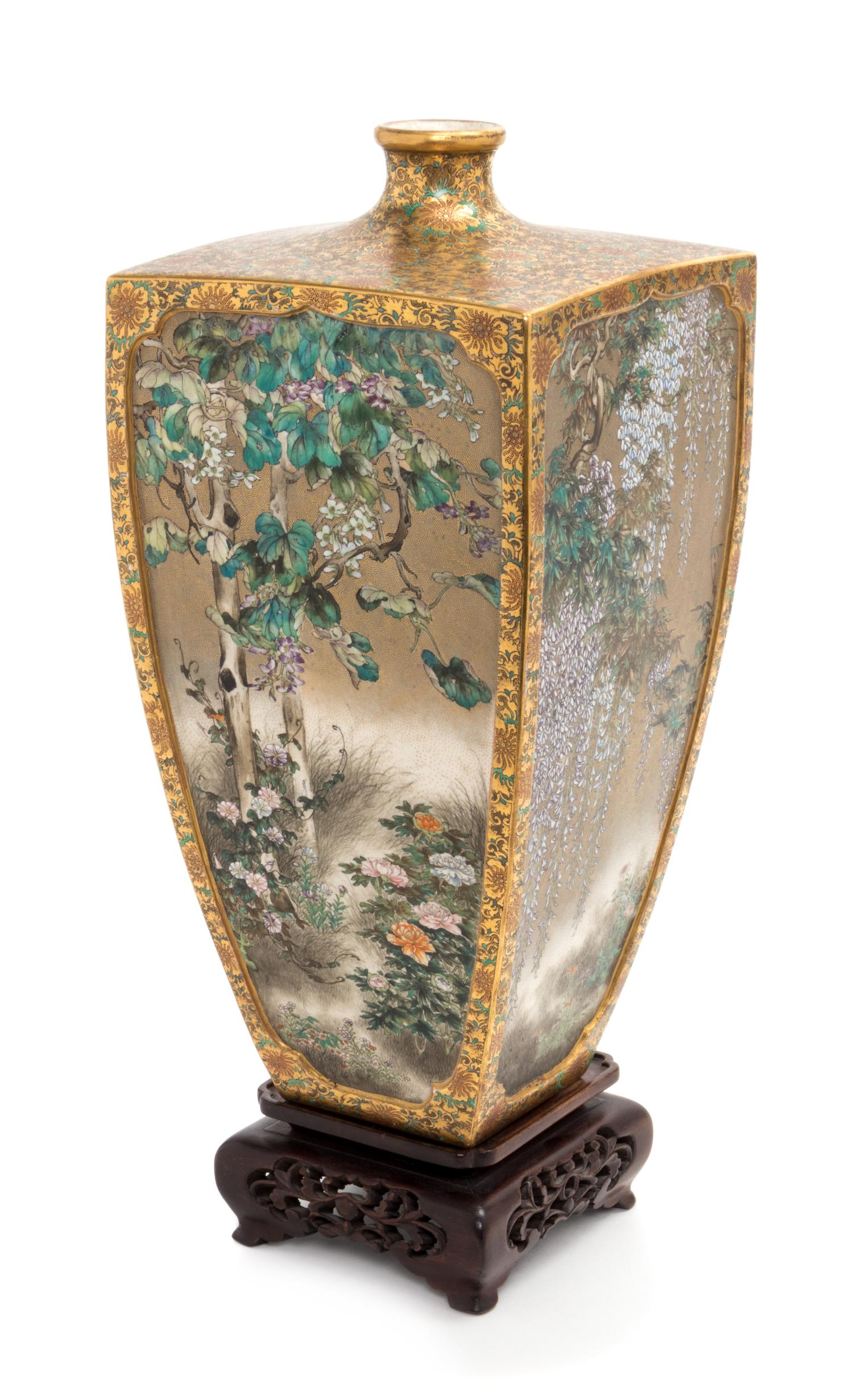 A Fine Japanese Satsuma Vase — MEIJI PERIOD (LATE 19TH CENTURY)