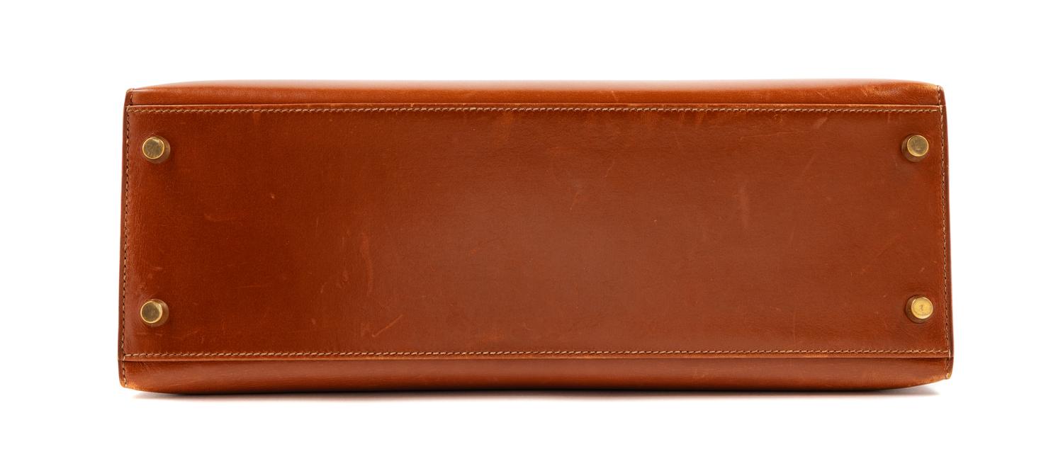 Hermès Brown Sellier 32cm Kelly Handbag, 2001