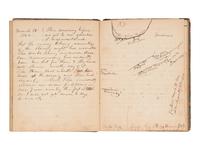 JACKSON, Col. Oscar L. (1840-1920). Five journals, incl. descriptions of Oscar L. Jackson's political activism during the 1860 campaign and his service with 63rd OVI, with campaign broadside noting Jackson as a speaker.