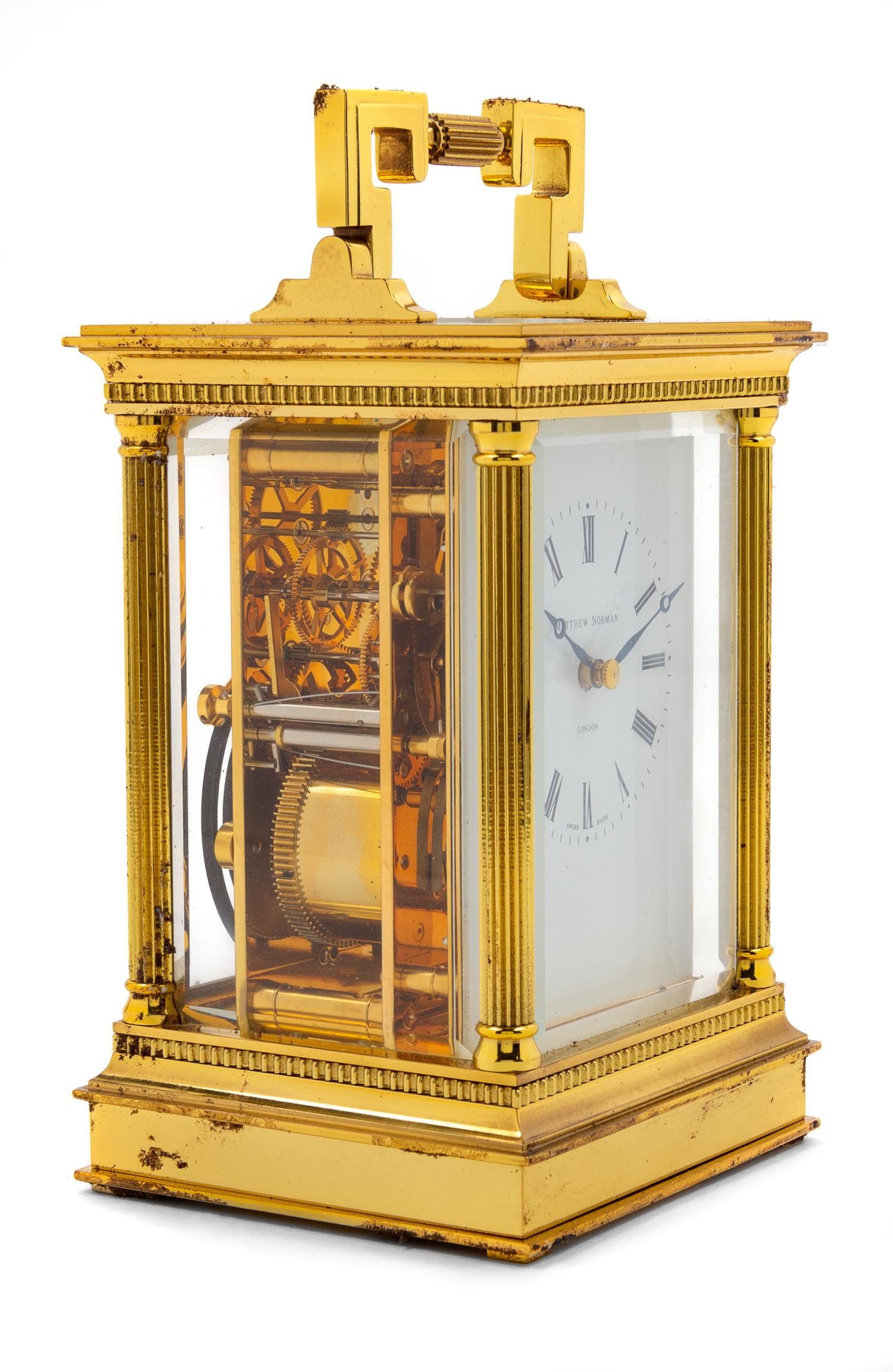 A Brass Carriage Clock, Matthew Norman