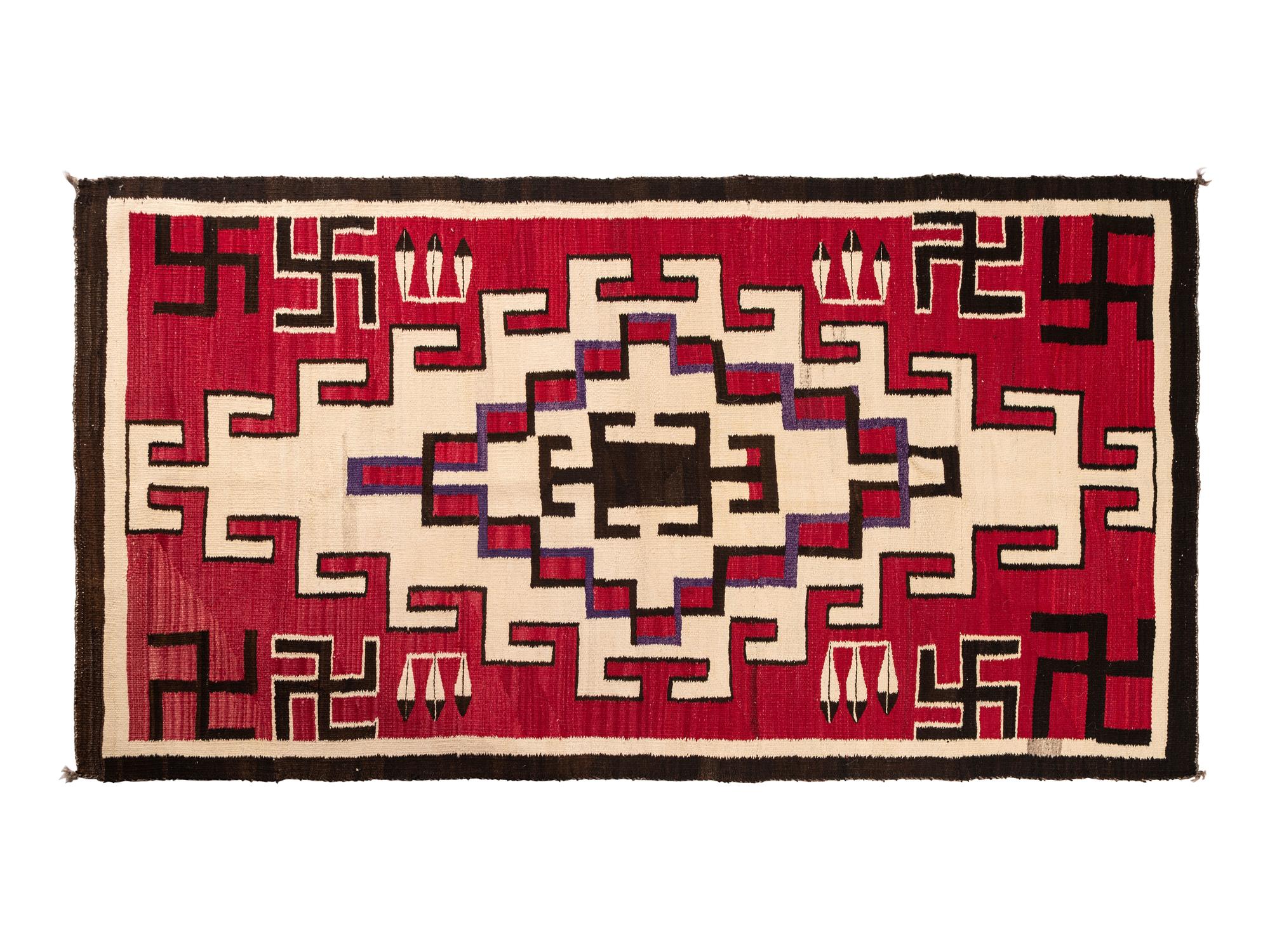 Navajo Pictorial Ganado Red Weaving / Rug