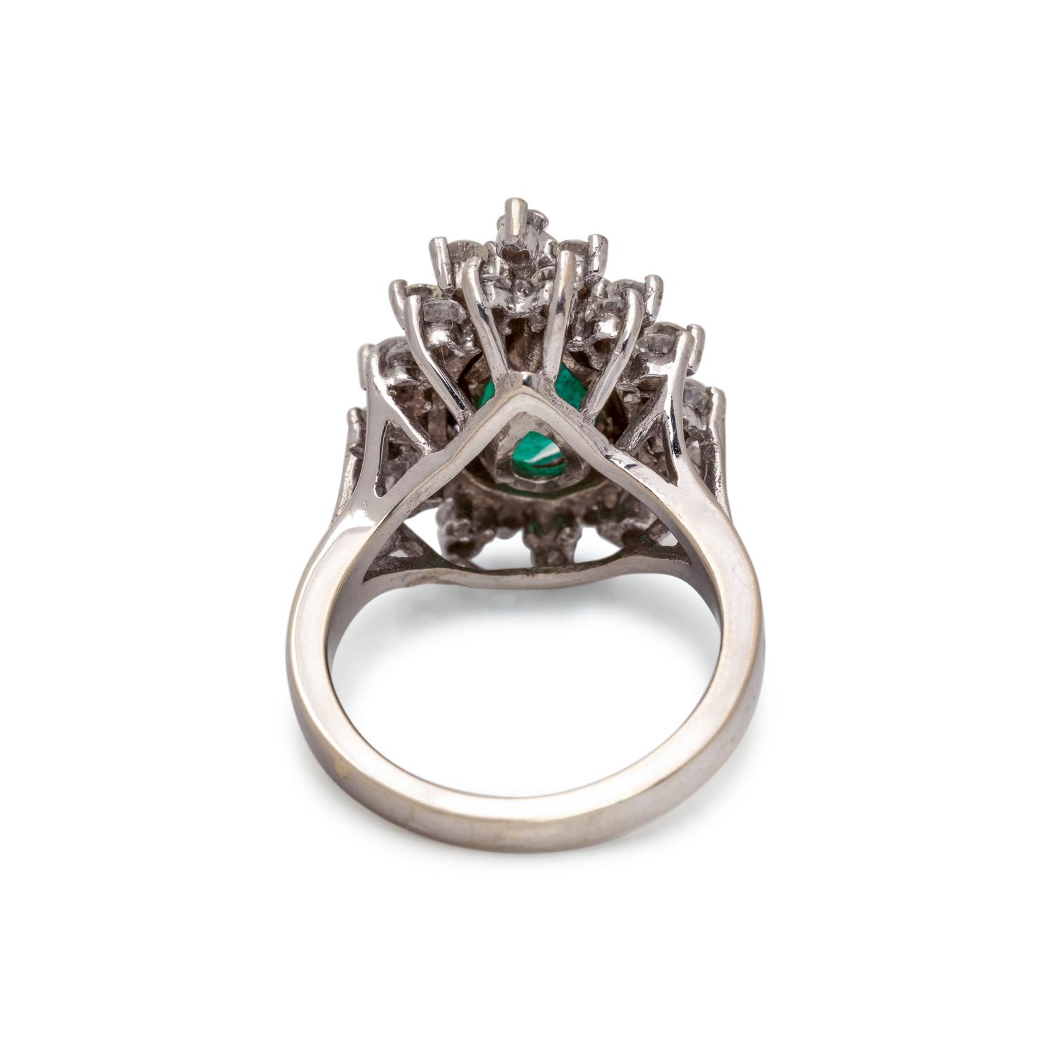 EMERALD AND DIAMOND RING