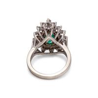 EMERALD AND DIAMOND RING