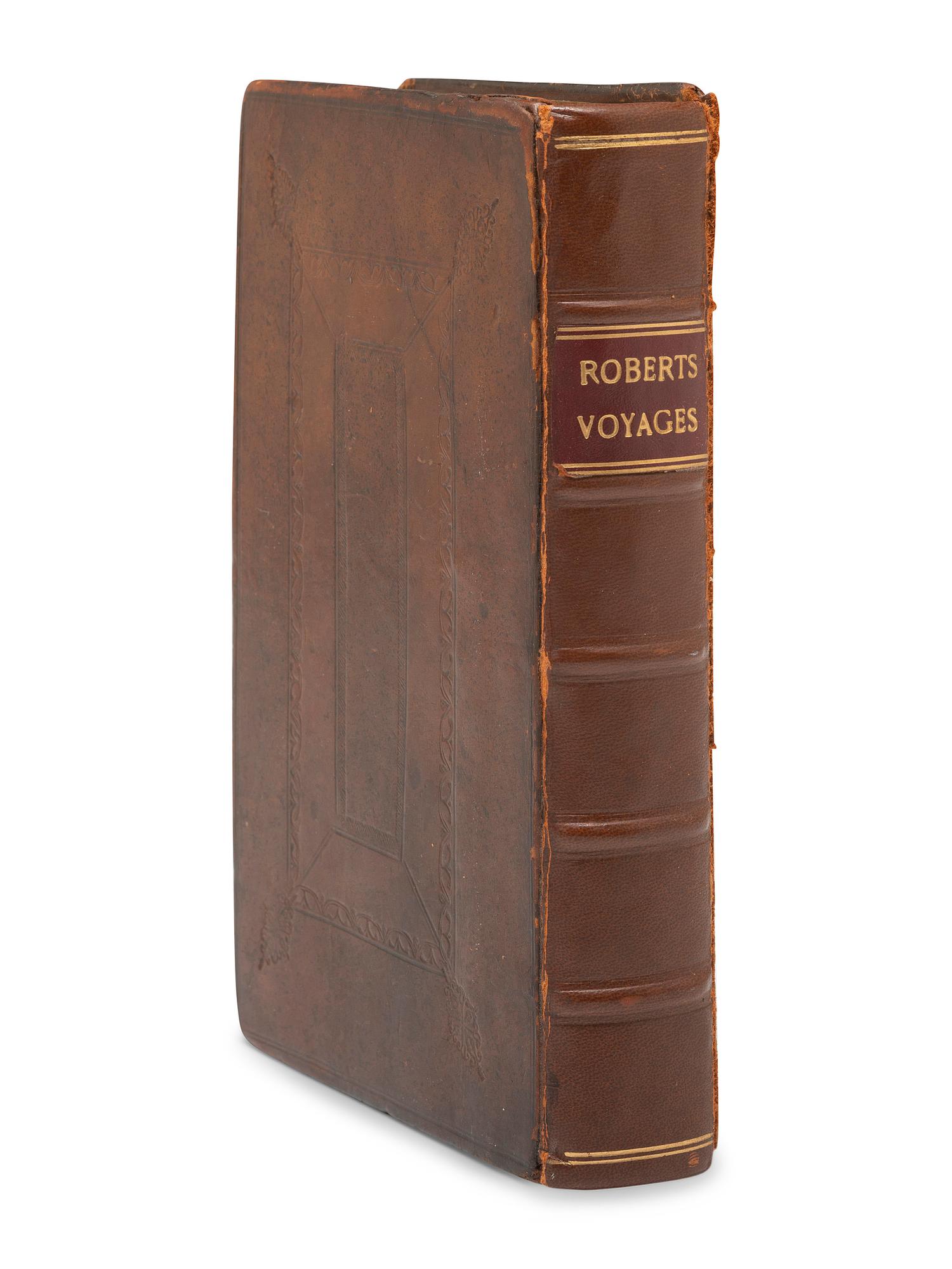 [SHIPWRECK]. ROBERTS, George, pseud. The Four Years Voyages of Capt. George Roberts; Being a Series of Uncommon Events London: A. Bettesworth and J. Osborn, 1726.