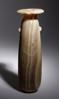 A Large Egyptian Alabaster Alabastron