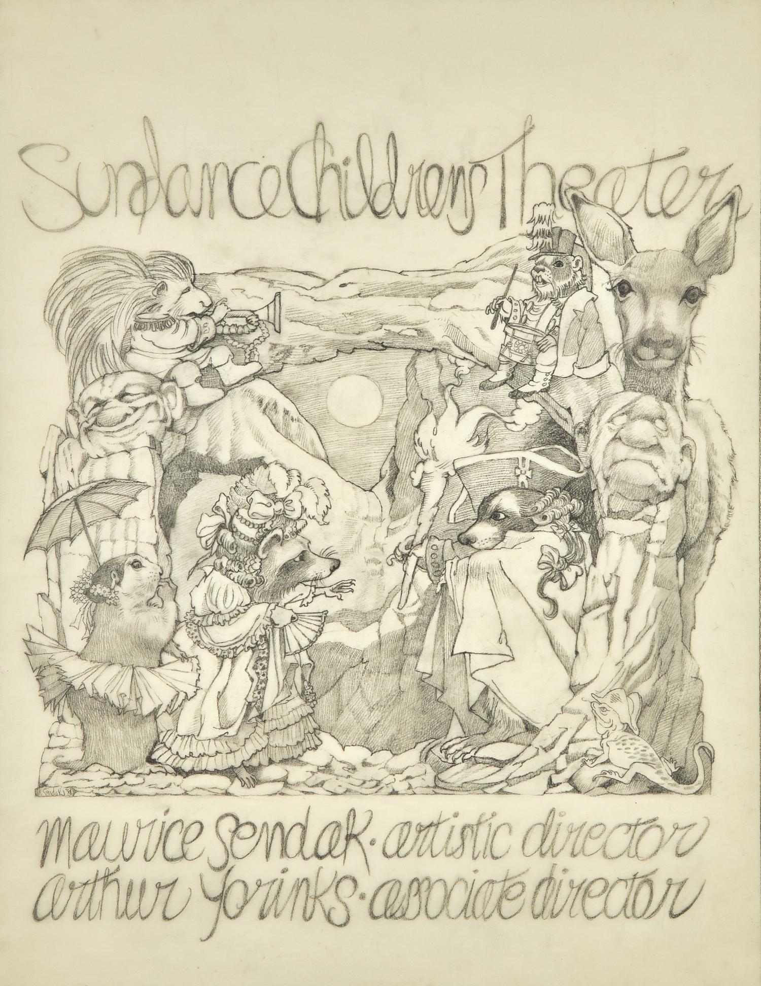 Study for Sundance Childrens Theater, 1988
