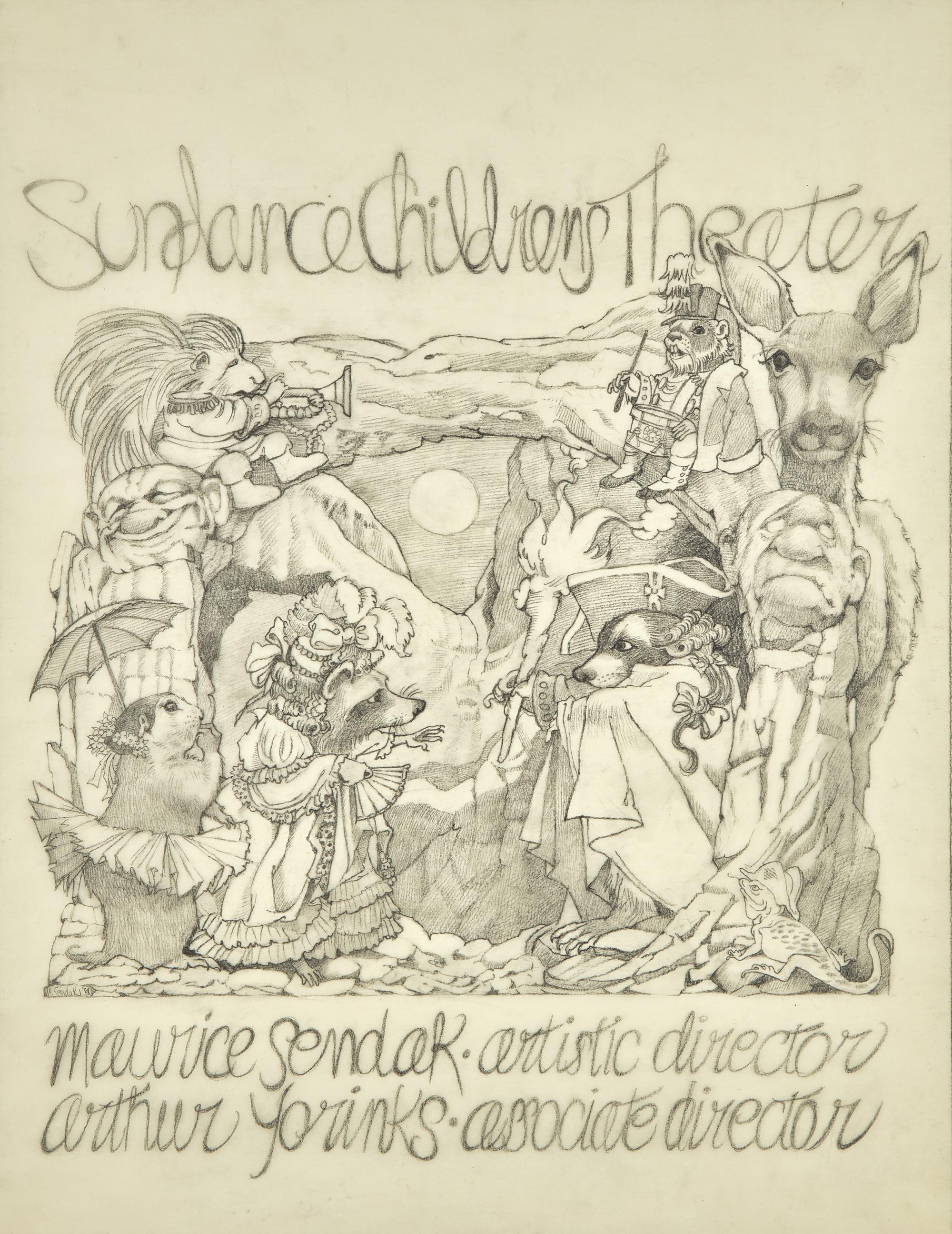 Study for Sundance Childrens Theater, 1988
