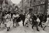 A pair of photographs ( China , 1930s; Chartres , August 18, 1944)