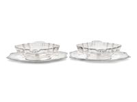 A Pair of French Silver Sauce Boats