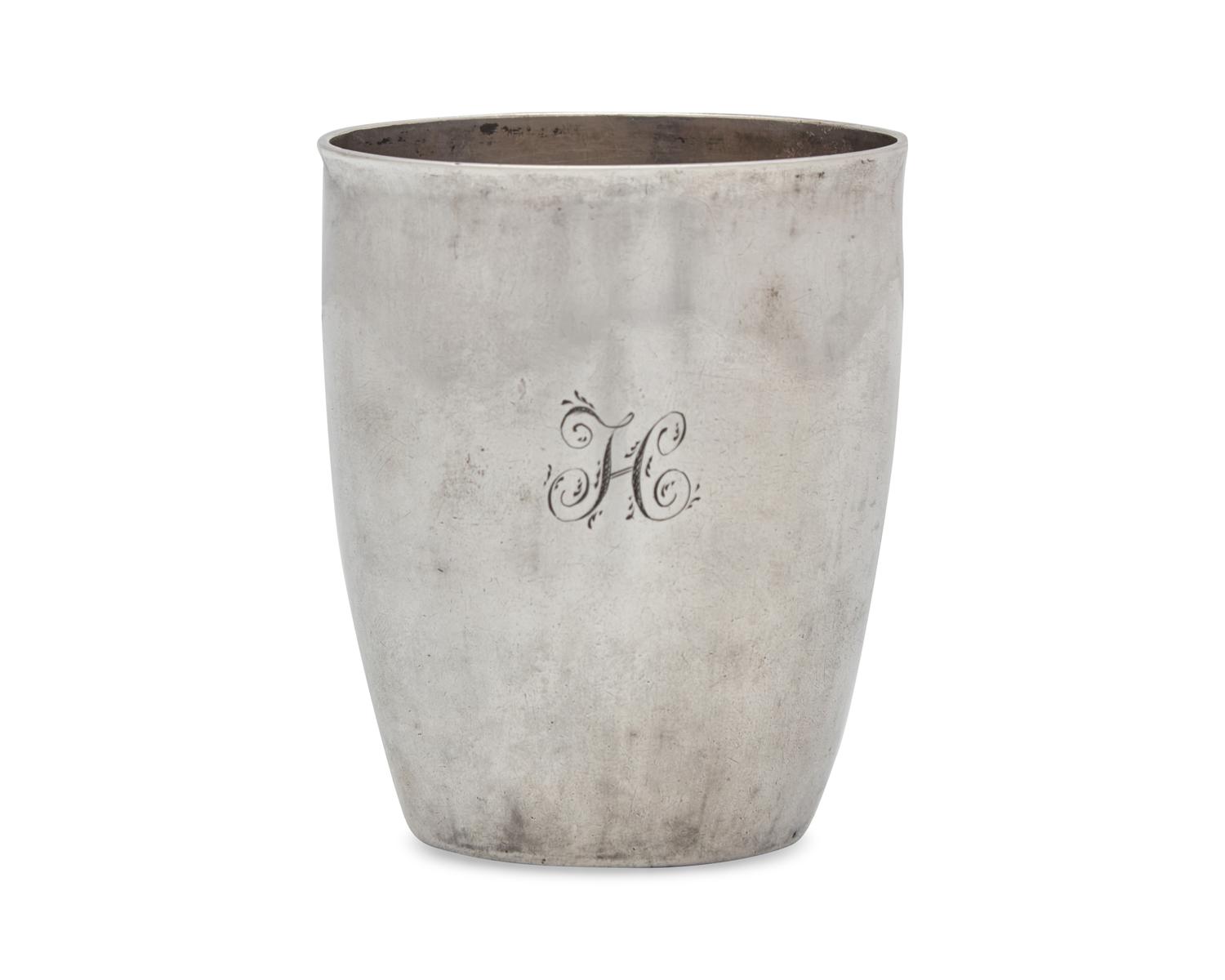 A Rare Federal Silver Julep Cup