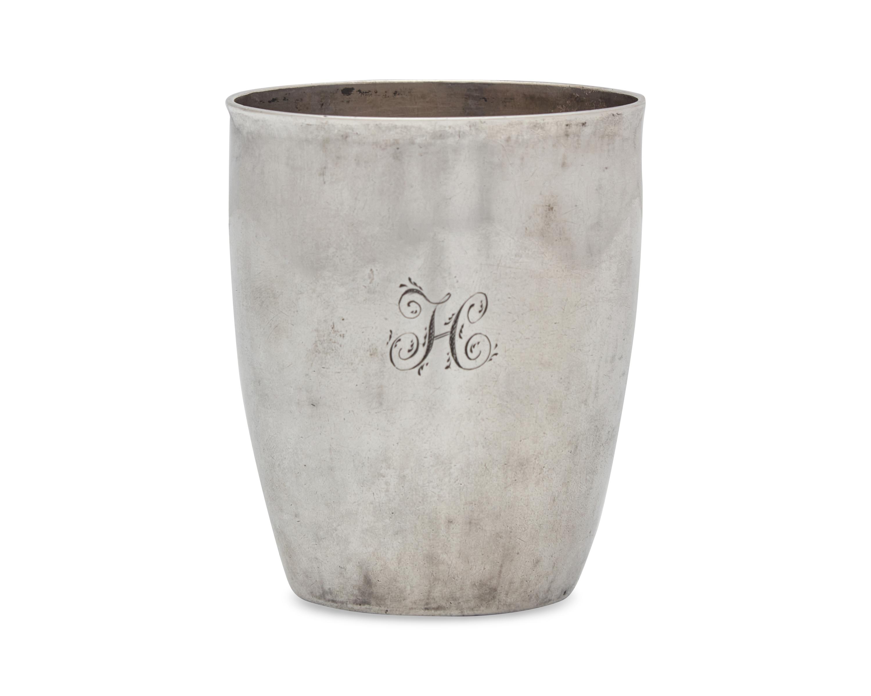 A Rare Federal Silver Julep Cup