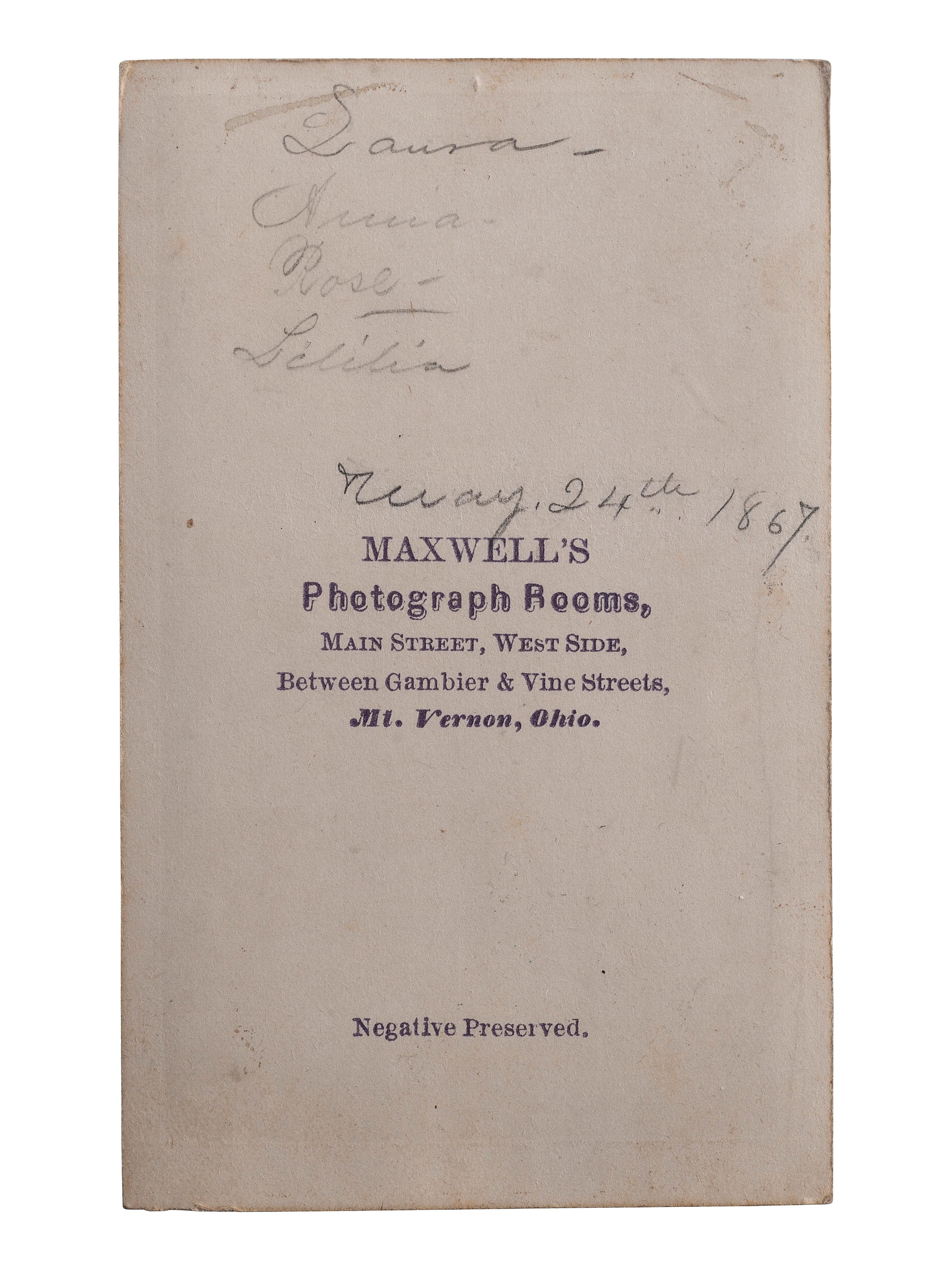 [ABOLITIONISTS] -- [EDUCATION]. CDV album containing portraits of Oberlin College instructors and administrators, from Oberlin College, Ohio.