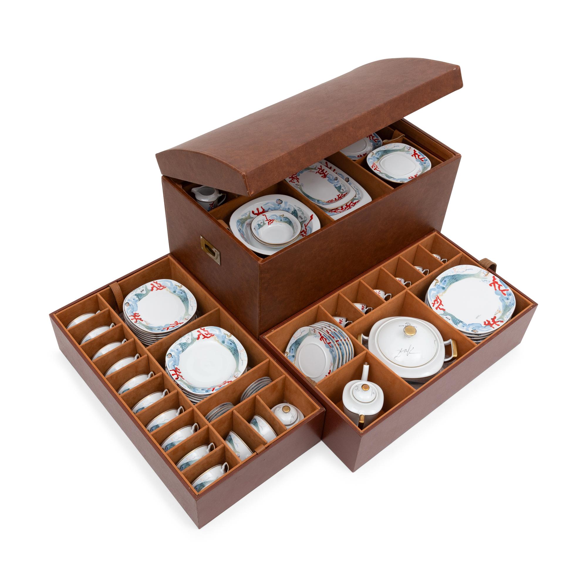 A Salvador Dali-Designed Porcelain Dinner Service