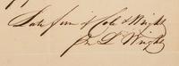 [AUTOGRAPHS]. Signatures of 19th-century American military and political figures.