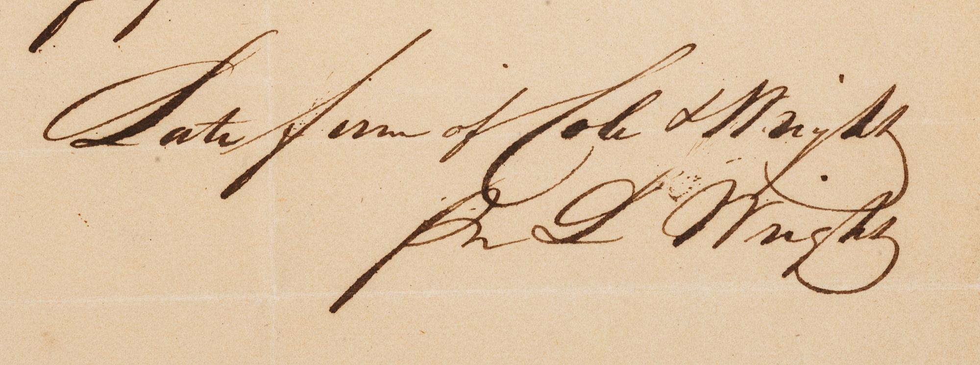 [AUTOGRAPHS]. Signatures of 19th-century American military and political figures.