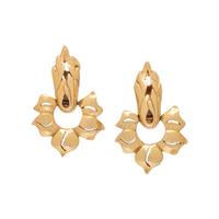 YELLOW GOLD DOOR KNOCKER EARRINGS