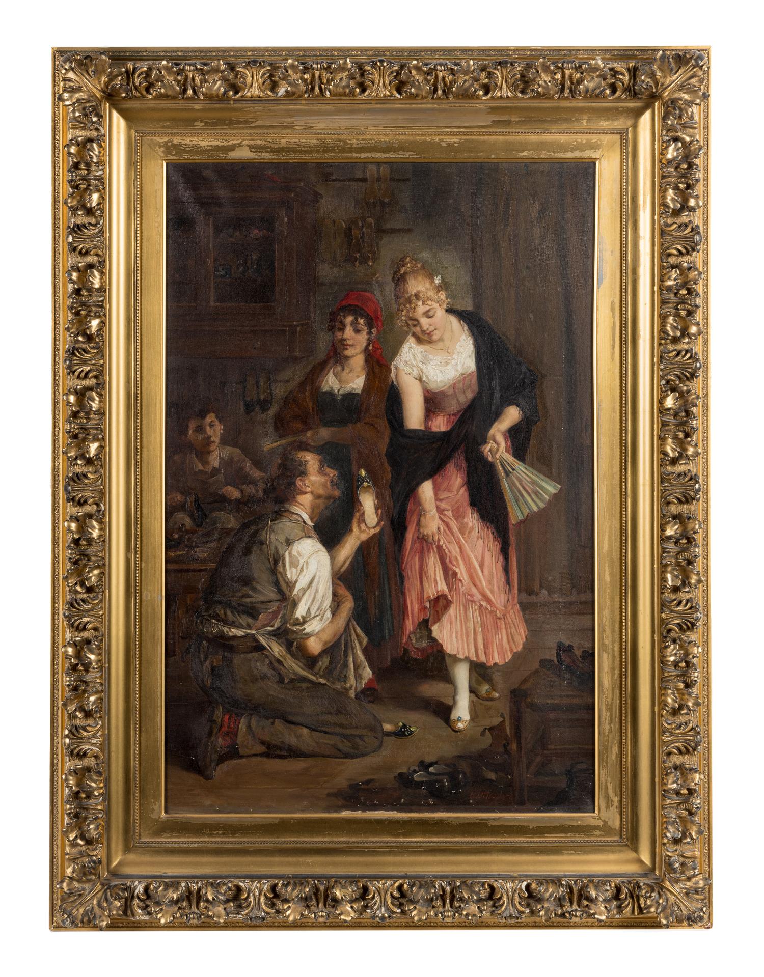 At the Cobbler's , 1895