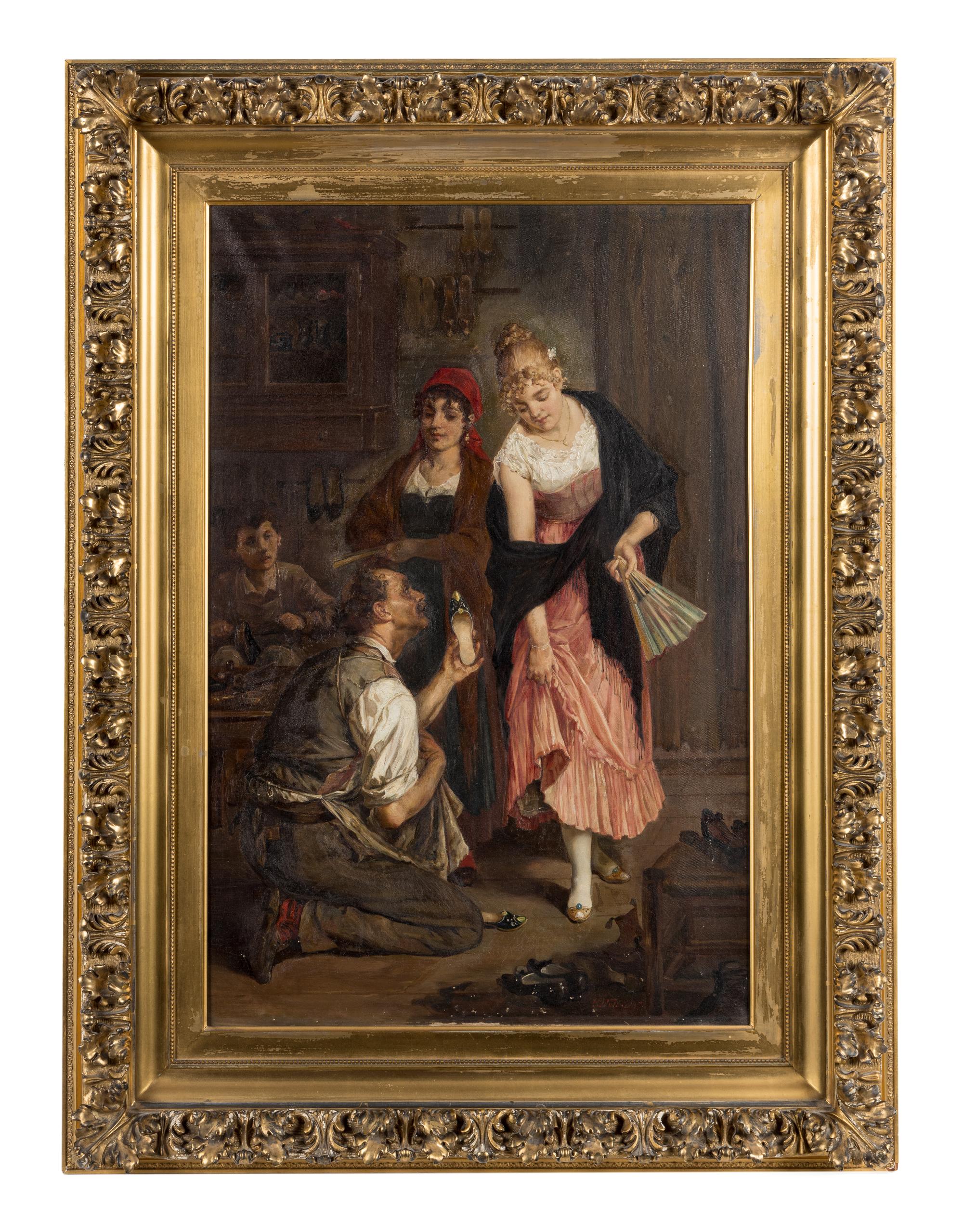 At the Cobbler's , 1895