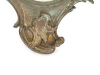 A Louis XV Style Gilt Bronze Cartel Clock