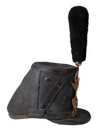 [CIVIL WAR]. U.S. Civil War import Model 1860 French-pattern shako.