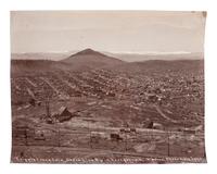[COLORADO]. HARLAN, Andrew James, photographer. Bird's eye view of Cripple Creek, Colorado. [Ca 1900-1910].