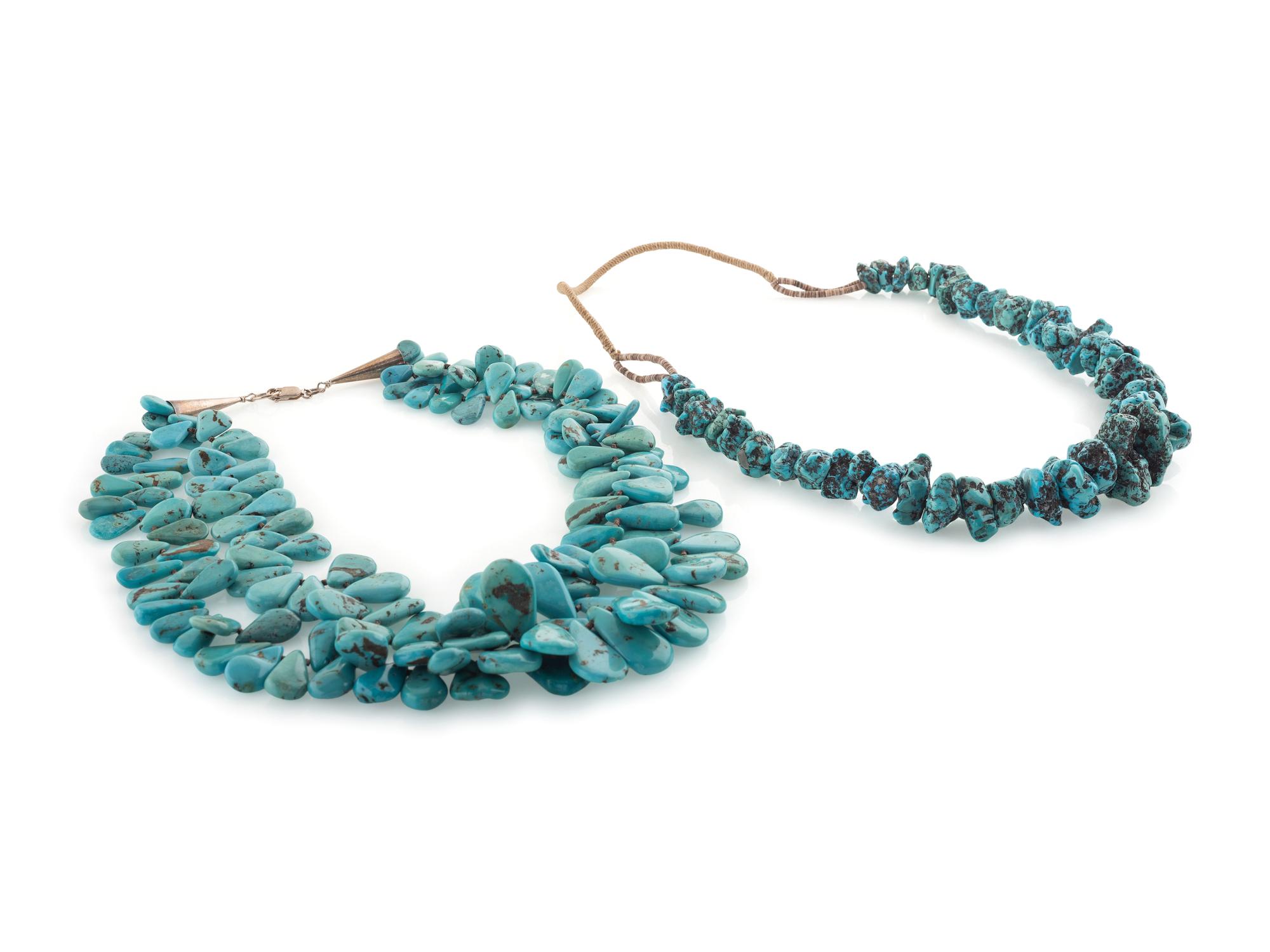 Pueblo Turquoise Necklaces