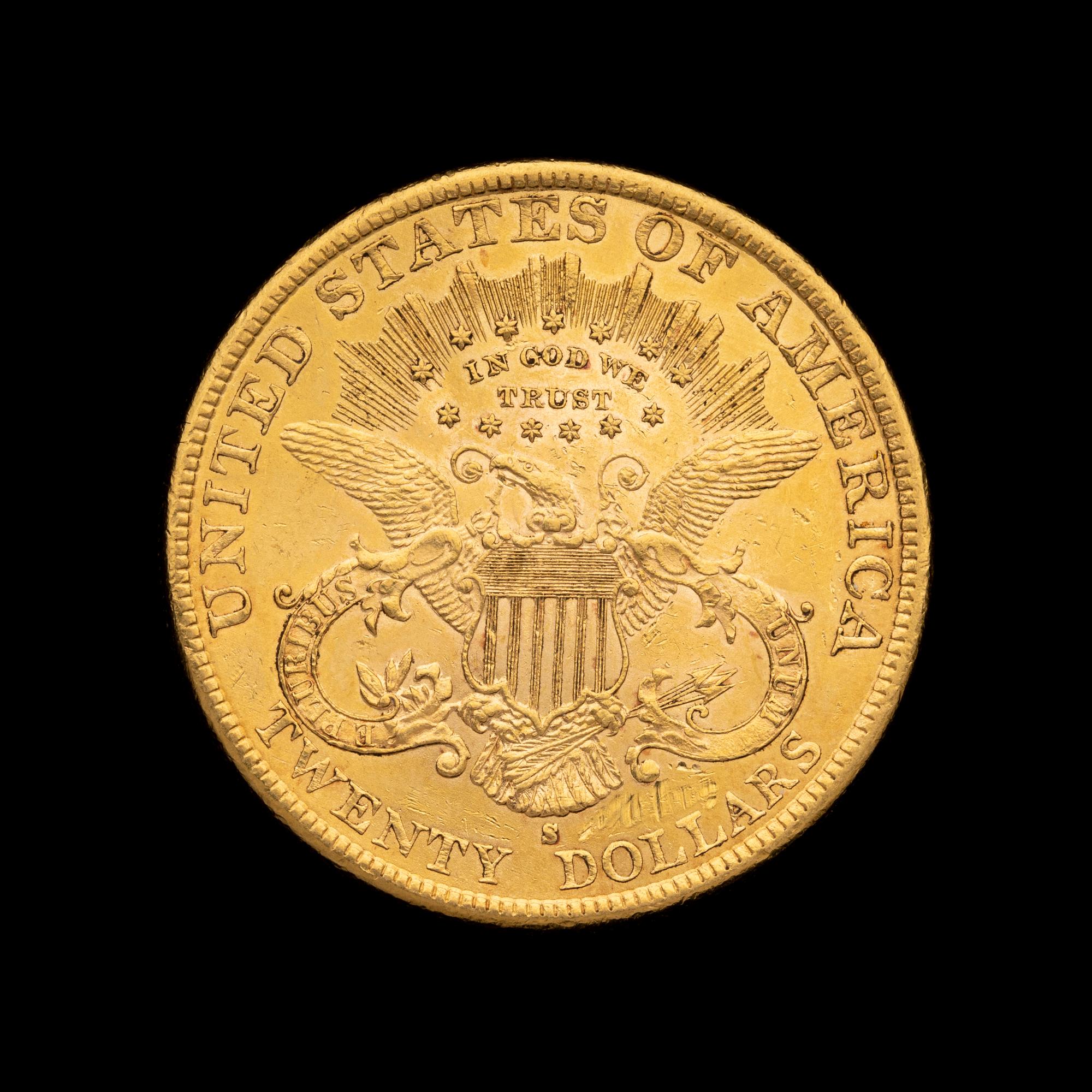 An 1899-S Liberty Head $20 Gold Coin