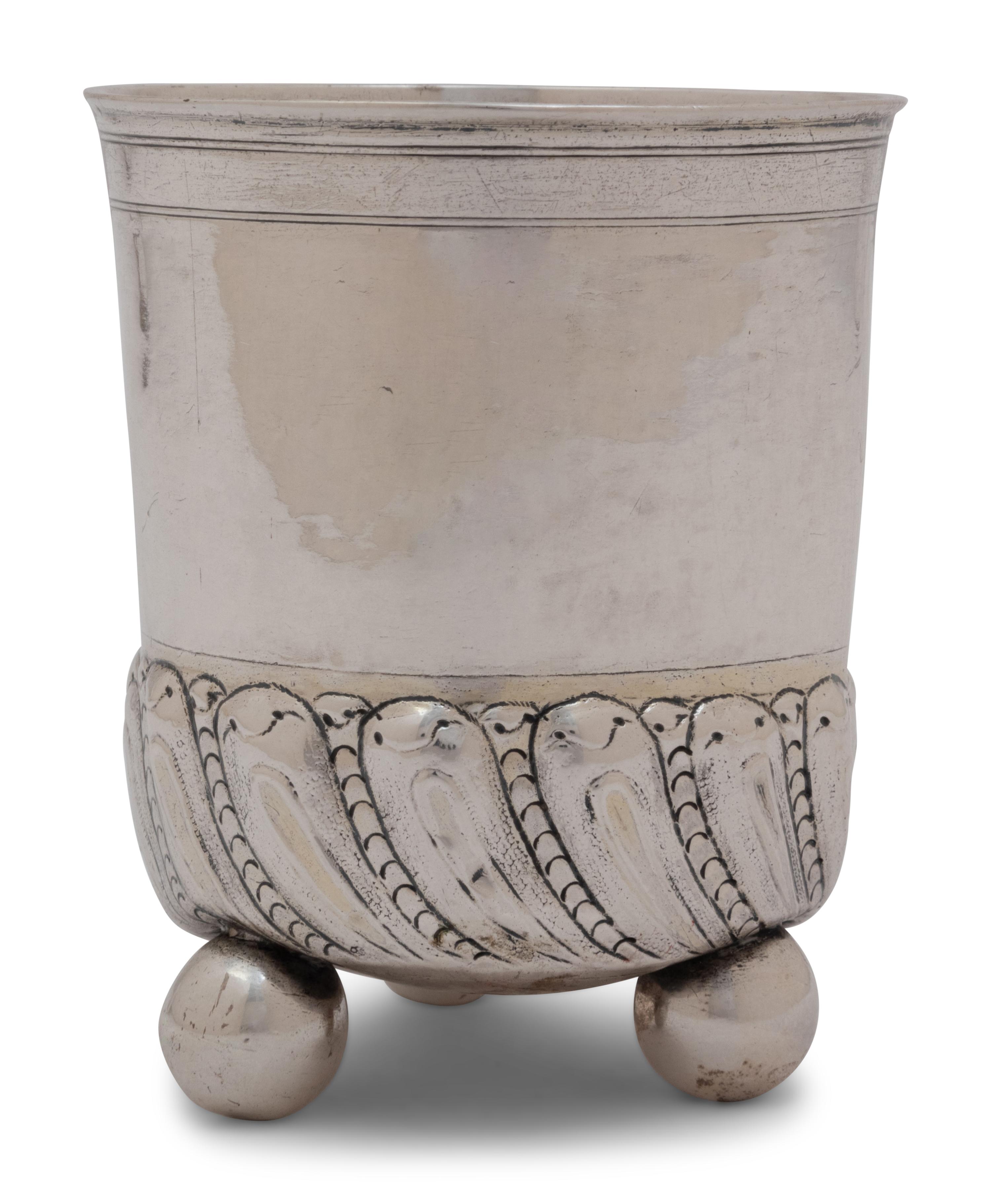 A German Silver Beaker
