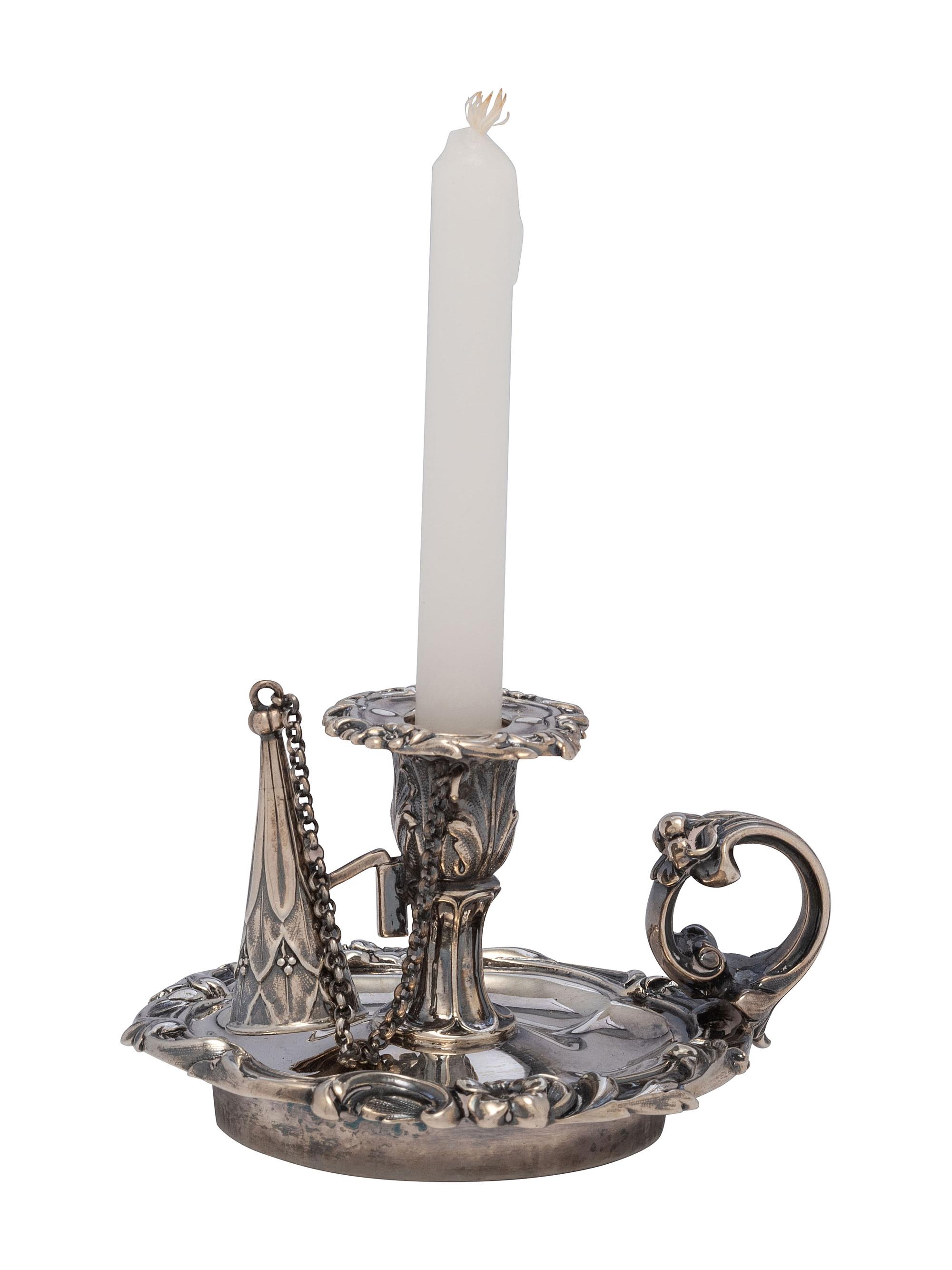 A William IV Silver Chamber Stick