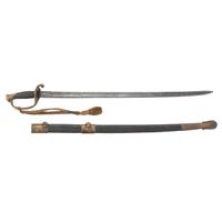 Leech & Rigdon Inside Guard CS Marked Staff & Field Officer's Sword