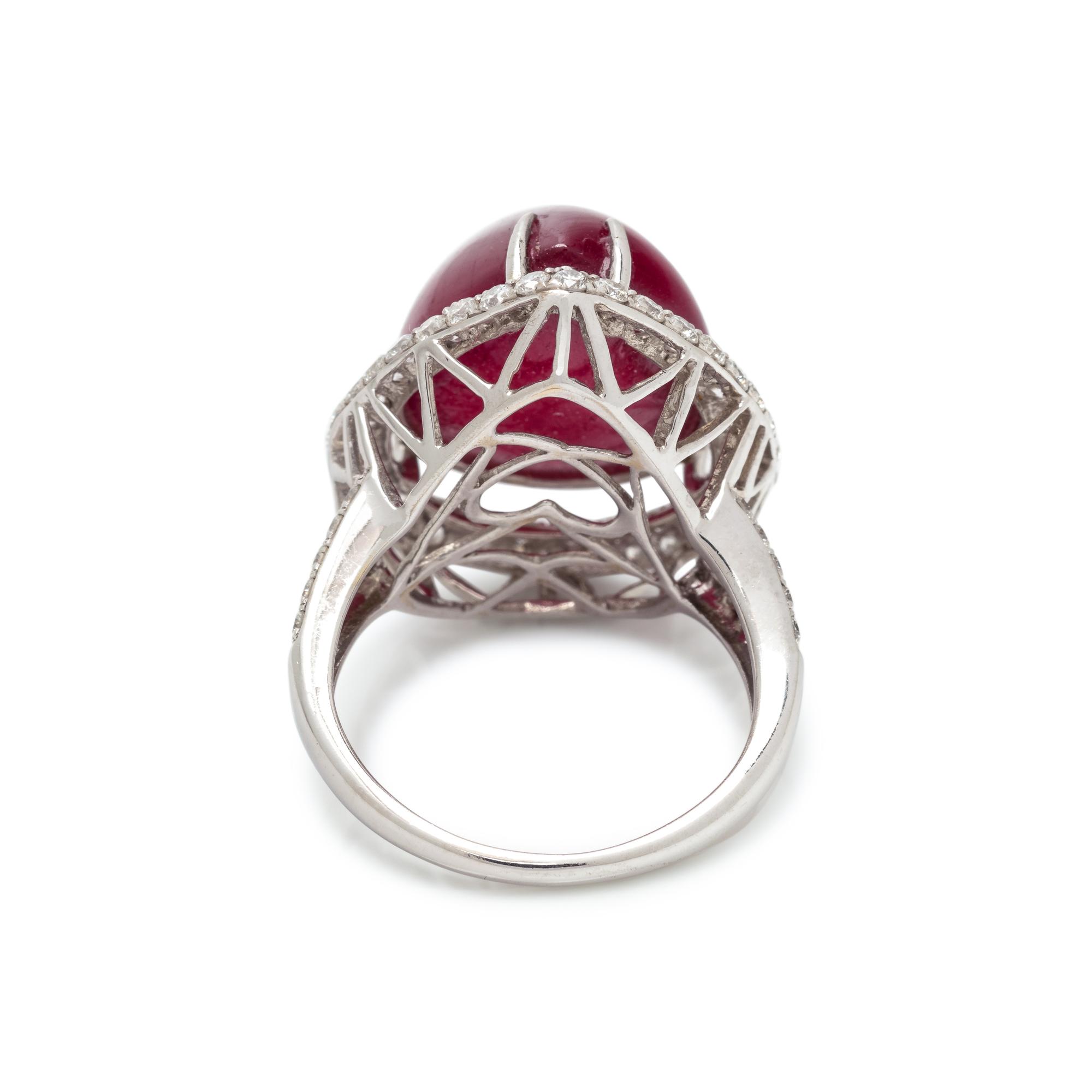 RUBY AND DIAMOND RING