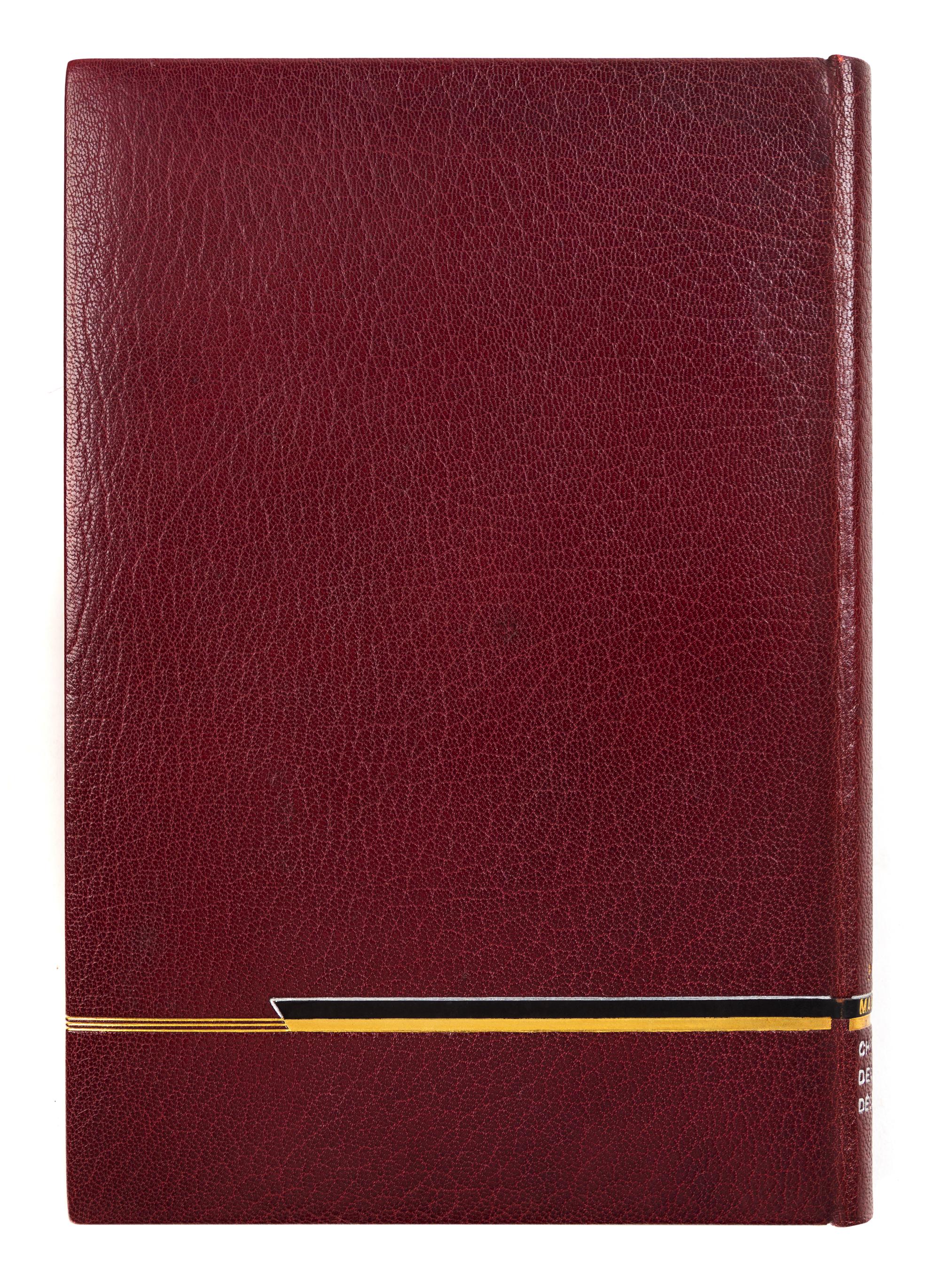 [BINDINGS]. [LÉOTARD, GENEVIÈVE - BINDER]. A group of 2 works in fine Art Deco bindings by Léotard.