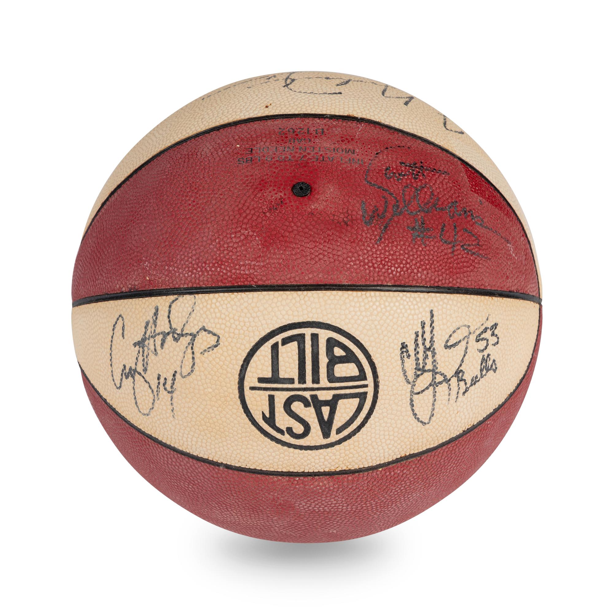 A 1993 Chicago Bulls Signed Autotgraph Basketball Featuring Michael Jordan (Beckett Authentication Services Letter),