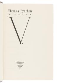 PYNCHON, Thomas (b. 1937). V. Philadelphia and New York: J. B. Lippincott, 1963.
