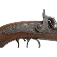 Pair of Austrian Percussion Target Pistols by Mathias Nowotny in Wien