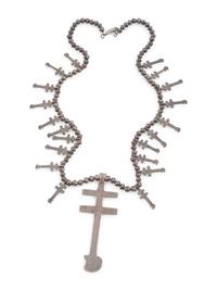 Isleta Double Cross Necklace