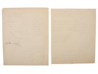 [CIVIL WAR - NAVY]. WELLES, Gideon (1802-1878). 4 letters and documents signed ("Gideon Welles"), as Secretary of the Navy, to Andrew H. Foote (1806-1863), regarding Foote's commands. [Washington, D.C.], Navy Department, 1861-1862.