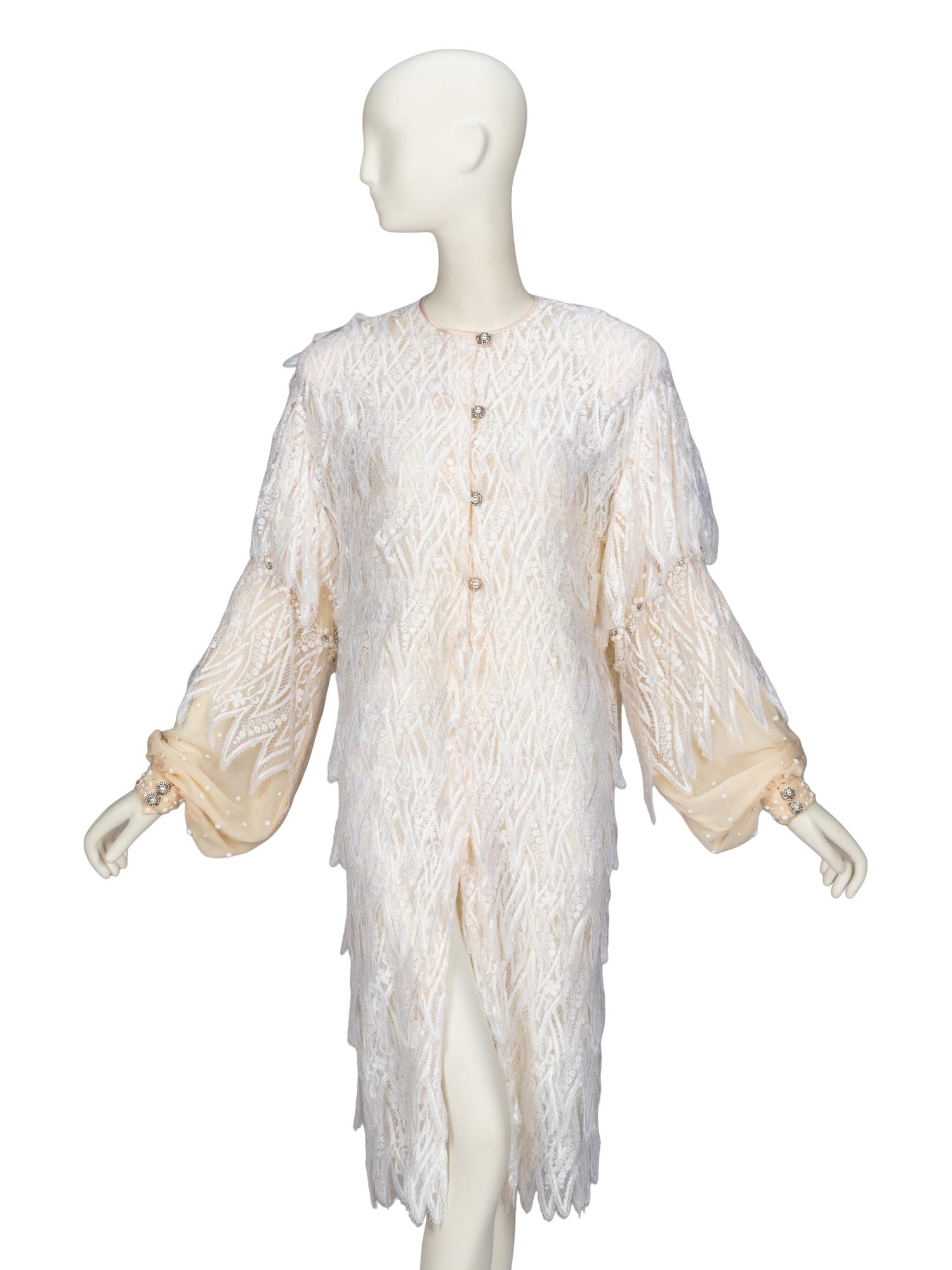 Galanos, Lace Cocktail Dress