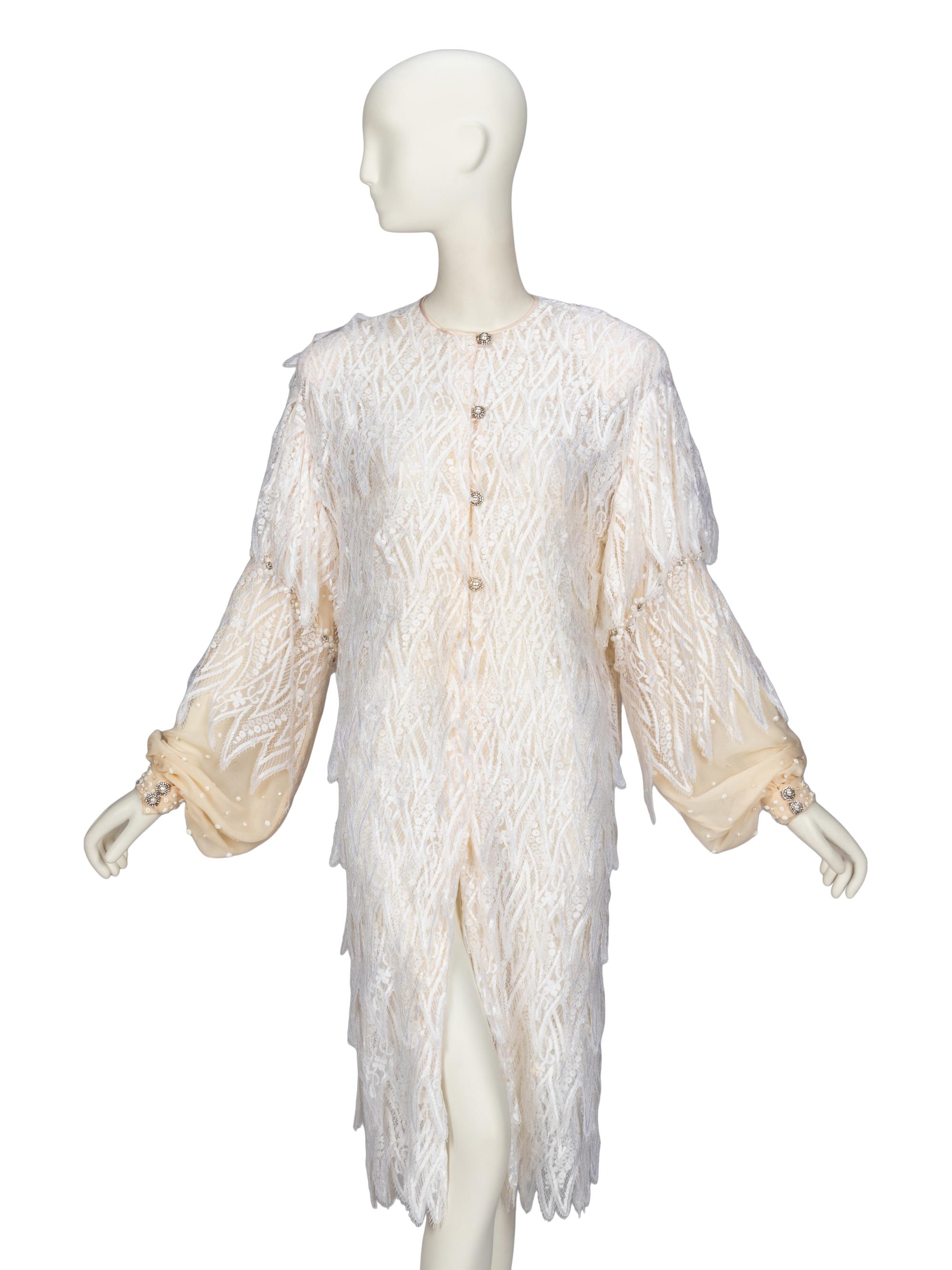 Galanos, Lace Cocktail Dress